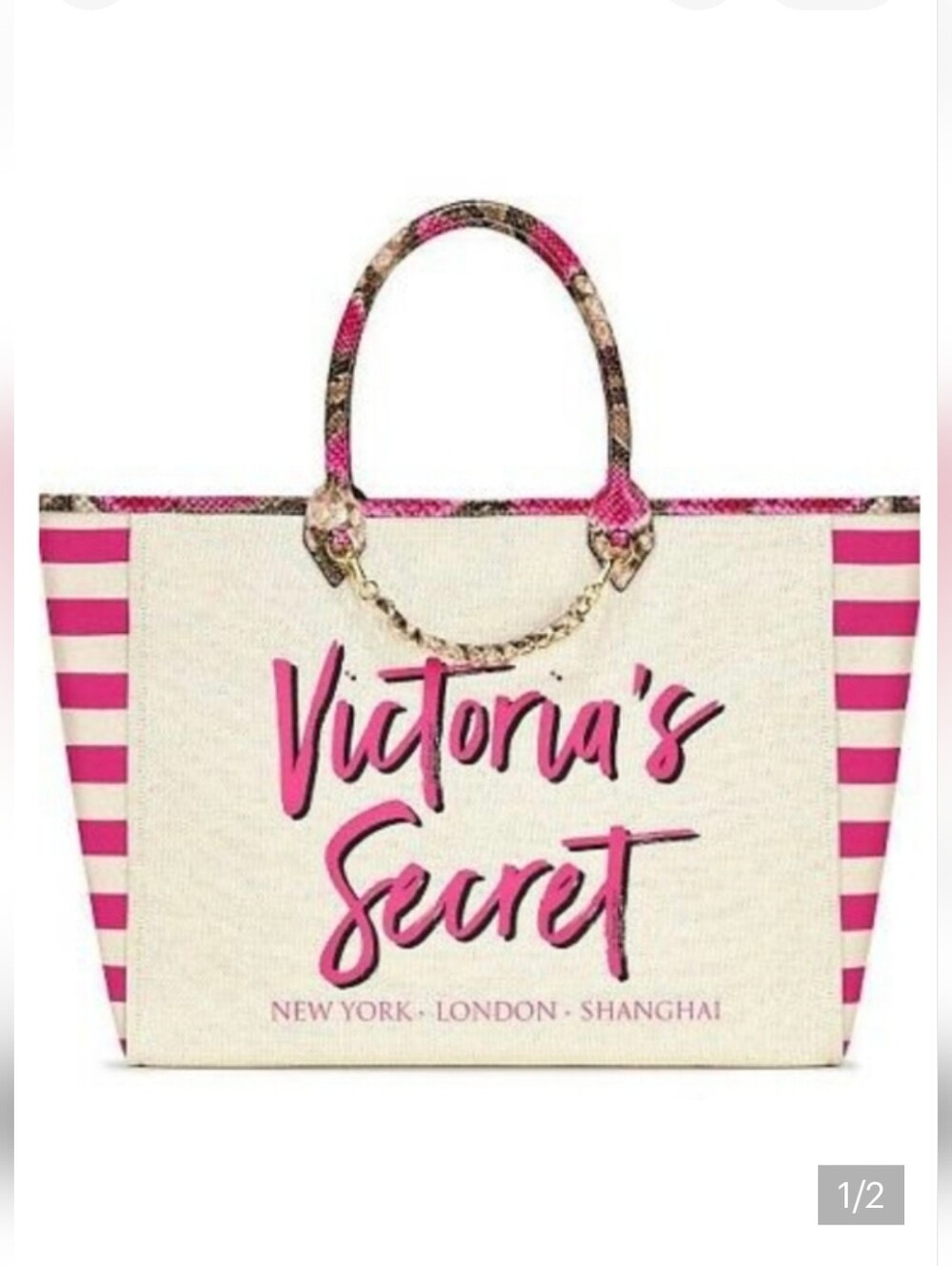 VICTORIA'S SECRET Python Trim Tote